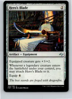 Magic the Gathering Hero's Blade Fate Reforged MTG Free Shipping! - Image 1