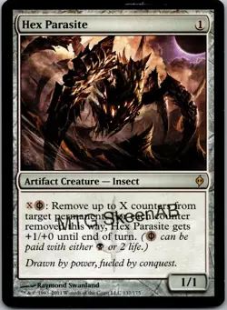 MTG SkeenAB Hex Parasite from New Phyrexia. MP. - Image 1