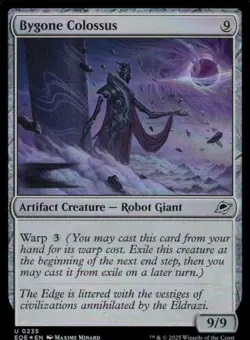 BYGONE COLOSSUS 235 UC EDGE OF ETERNITIES MAGIC: THE GATHERING FOIL NM/M - Image 1