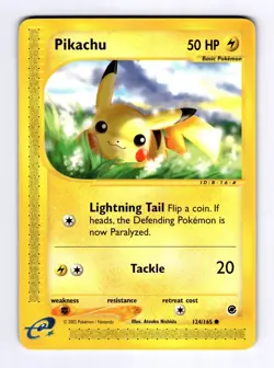 Pikachu Expedition #124 (2002) Common LP Pokemon - Image 1