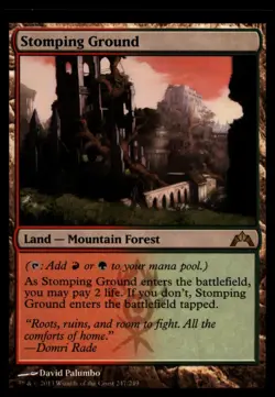 Stomping Ground 247 Rare Gatecrash Magic: The Gathering Near Mint - Image 1