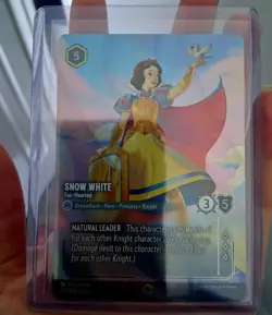 Disney Lorcana TCG Snow White - Fair-Hearted Enchanted Foil 220/204 - Image 1