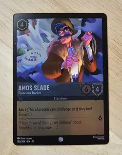 Fox and the Hound Disney Lorcana Amos Slade Tenacious Tracker 180/204 Foil NM - Image 1