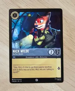 Zootopia Disney Lorcana Card Nick Wilde 178/204 NM - Image 1