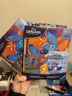 🚨Disney Lorcana TCG Winterspell Collection Starter Set Stitch Edition SEALED🔥 - Image 1
