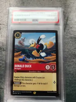 2023 Disney Lorcana EN 2 Donald Duck Not Again! #106 PSA 10 - Image 1
