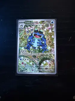 2025 Pokemon Black Bolt Seismitoad Illustration Rare #105/086 - Image 1