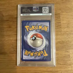 1999 Pokemon 1st Edition Fossil 55/62 Slowpoke PSA 7 - Image 2