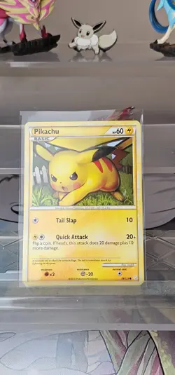 Pokemon TCG Card Pikachu 78/123 HeartGold SoulSilver Non Holo - Image 1