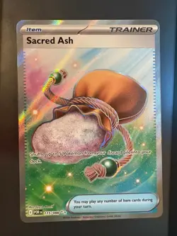 Sacred Ash 115/088 Ultra Rare Perfect Order Pokemon Holo Near Mint - Image 1