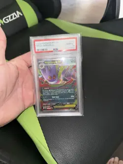 Pokemon TCG Mega Gengar Ex 056/094 Me02 Phantasmal Flames Holo PSA 10 EN - Image 2