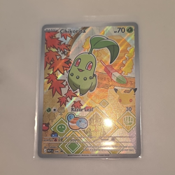 Nintendo Pokemon TCG Chikorita 046 Holo Promo ME Mega Evolution Promo 70 HP - Image 1