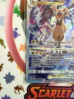 Pokemon Crown Zenith Galarian Gallery Zeraora VSTAR Ultra Rare Card #GG43/GG70 - Image 3