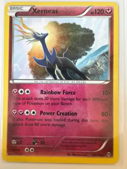 Xerneas (XY BREAKthrough) 107/162 Rare Deck Exclusives Pokemon Lightly Played - Image 1