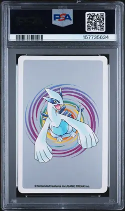 2000 POKEMON SILVER VERSION PLAYING CARDS 5 OF CLUBS #071 VICTREEBEL PSA 10 - Image 2