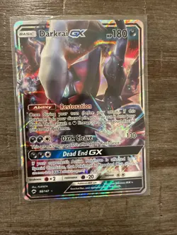 Pokemon TCG: Darkrai GX #88/147 SM Burning Shadows Ultra Rare Holo - Image 1