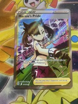 Pokemon Marnie's Pride 171/172 Brilliant Stars Full Art Pokemon TCG NM - Image 1
