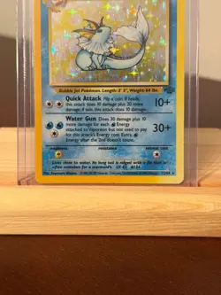 Vaporeon 🌊 12/64 Pokemon Jungle Edition Holo 1999 - Image 3