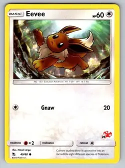 Eevee - 49/68 (#26 Charizard Stamped) 049/068 Promo Battle Academy Pokemon - Image 1