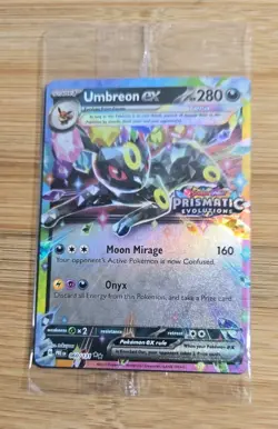 Pokemon Umbreon EX 060/131 Prismatic Evolutions Stamp Promo Sealed - Image 1