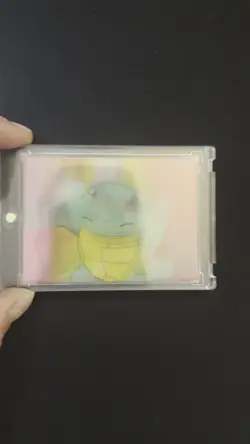 1998 Pokemon Video Pioneer Lenticular Squirtle Viz Promo Card Pika-0023D/DVD - Image 2