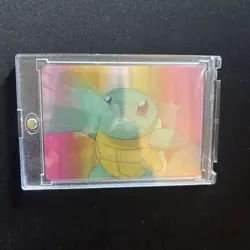 1998 Pokemon Video Pioneer Lenticular Squirtle Viz Promo Card Pika-0023D/DVD - Image 4