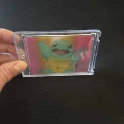 1998 Pokemon Video Pioneer Lenticular Squirtle Viz Promo Card Pika-0023D/DVD - Image 5