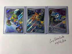 Pokemon. Turtwig Chimchar and Piplup. First Partner Series 1 Promos 040 041 042. - Image 1