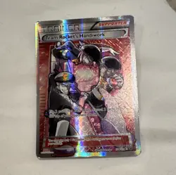 Pokemon TCG Team Rocket's Handiwork Full Art Holo Ultra Rare 124/124 Eng - Image 1