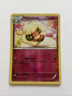 Whimsicott 71/124 Rev Reverse Holo Pokemon XY Fates Collide NM - Image 1
