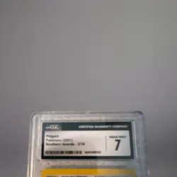 CGC 7 Pidgeot 2/18 Southern Islands 2001 Promo Regular English Pokemon TCG - Image 3