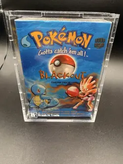 BLACKOUT (Water vs. Fighting) Theme Deck - Pokemon TCG 1999 -Sealed W/ Case - Image 1