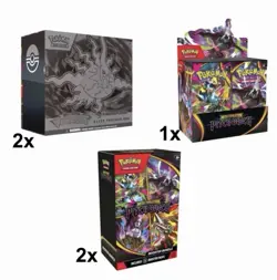 Pitch Black PRESALE – Pokemon Center (ETB) x2, Booster Box x1, Booster Bundle x2 - Image 1