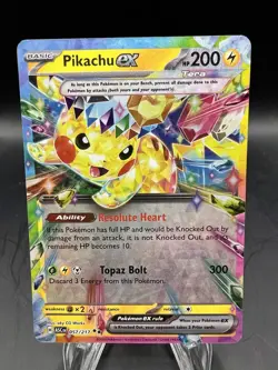 Pokemon Pikachu ex 057/217 Ascended Heroes NM - Image 1