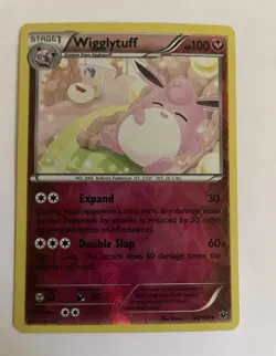 The Pokemon Company Wigglytuff 100 HP Fates Collide Reverse Holo 66/124 Eng 2016 - Image 1