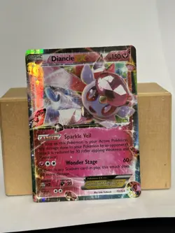 Pokemon Diancie EX 72/124 Fates Collide Holo Ultra Rare Basic English - Image 2