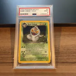 Pokemon Team Rocket Dark Arbok 2/82 PSA 9 - Image 1