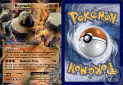 Regirock EX 43/124 Holo Rare EX Fates Collide Pokemon NM/M - Image 2