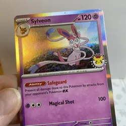 Sylveon 40/131 Prismatic Evolutions 2025 Pokemon Day Stamped Promo NM - Image 2