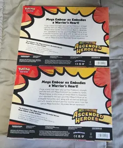 Pokemon TCG Ascended Heroes Mega Emboar ex Box - Image 2