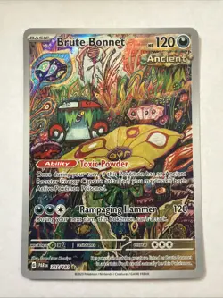 Pokemon TCG Brute Bonnet 207/182 Illustration Rare Full Art SV04 Holo ENG - Image 1
