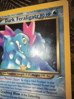 Pokemon Dark Feraligatr Neo Destiny 5/105 Holo Rare Unlimited 80 HP Card - Image 5