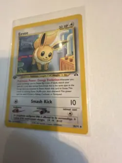 Pokemon Eevee Uncommon 1st Edition Card #38/75 Neo Discovery TCG 2001 English - Image 2