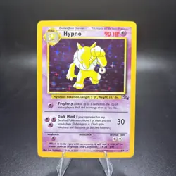 [NM] 1999 Pokemon TCG Hypno 8/62 Fossil Set Holo Rare Card Vintage -j - Image 1