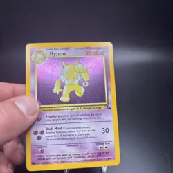 [NM] 1999 Pokemon TCG Hypno 8/62 Fossil Set Holo Rare Card Vintage -j - Image 2