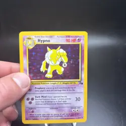 [NM] 1999 Pokemon TCG Hypno 8/62 Fossil Set Holo Rare Card Vintage -j - Image 3