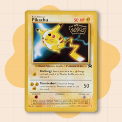 Pokemon TCG Pikachu WB Movie Stamped Black Star Promo Vintage NM - Image 1