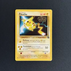Pokemon TCG Pikachu WB Movie Stamped Black Star Promo Vintage NM - Image 2