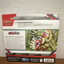 Pokemon TCG Scarlet & Violet 3-Pack Blister Dondozo Foil Promo EN - Image 2