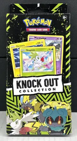 Pokemon TCG 2023 Knock Out Collection Shaymin, Marshadow Foil Card+ & 2 Packs 🔥 - Image 1